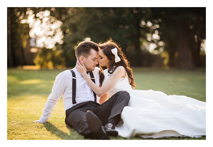 Svadobné foto v Prešove, Ľudo a Peťka vo výbornom svetle